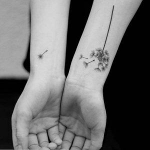 Beautiful Dandelion Tattoo - Mother Daughter Tattoos - Mother Tattoos -  MomCanvas