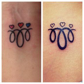 Beautiful Mother Son Matching Tattoo - Mother Son Tattoos - Mother Tattoos  - MomCanvas