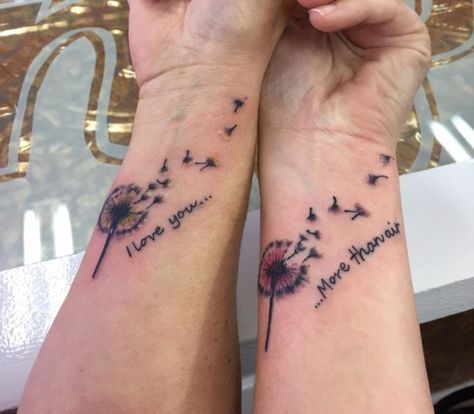 Lovely Dandelion Tattoos - Mother Daughter Tattoos - Mother Tattoos -  MomCanvas