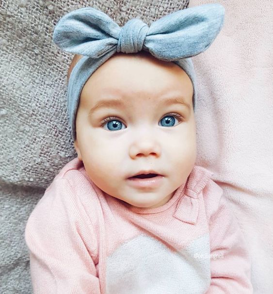 Baby Making a Cute Poutie Face - Blue Eyes Baby Pictures - Baby ...