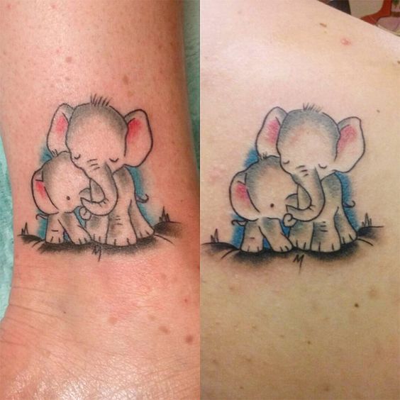 Discover more than 72 elephant mom tattoo latest  ineteachers