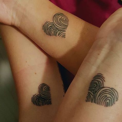 Thumb Print  Png Download  Heart Fingerprint Tattoo Transparent Png  vhv