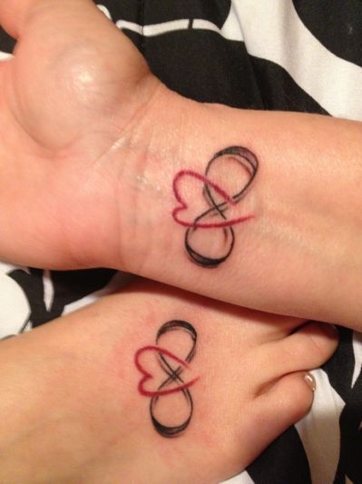 Matching Infinity Heart Tattoos - Mother Son Tattoos - Mother Tattoos -  MomCanvas