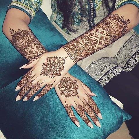 Simple Pakistani Bridal Mehndi Design Bridal Back Hand Mehndi