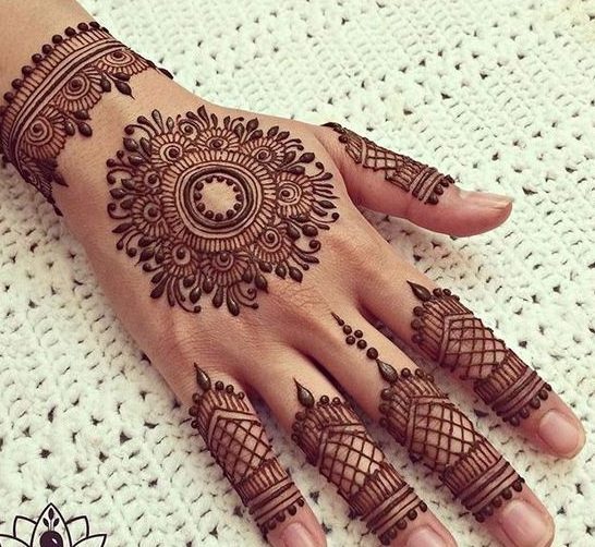 Make stylish round shape henna design for back hand gol tikki mehndi design  2019 MMP - video Dailymotion