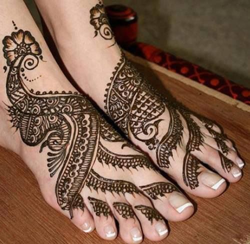 20 Best Bridal Foot Mehndi Designs Pictures - MomCanvas