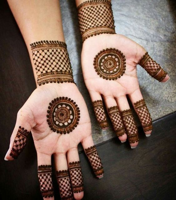 Simple Arabic Mehndi Design For Front Hands Front Hand Arabic