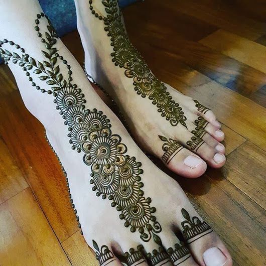 Stunning Foot Mehndi Design - Foot Arabic Mehndi Designs - Mehndi ...