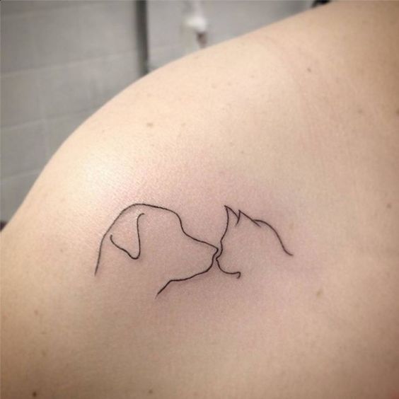 Space greyhound tattoo for Viviane