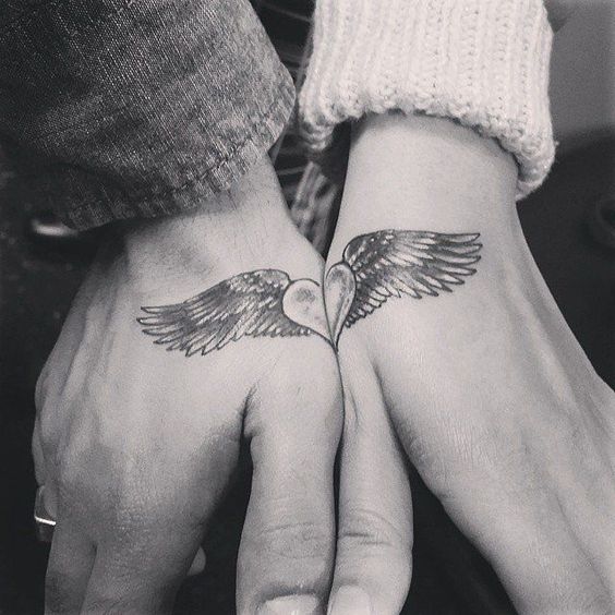Adorable Couple Tattoo - Couple Simple Tattoos - Simple Tattoos - MomCanvas
