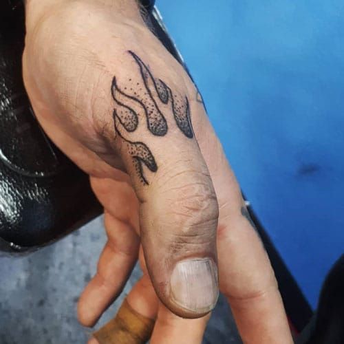 Cute Finger Tattoo for Men - Simple Tattoos For Men - Simple Tattoos -  MomCanvas