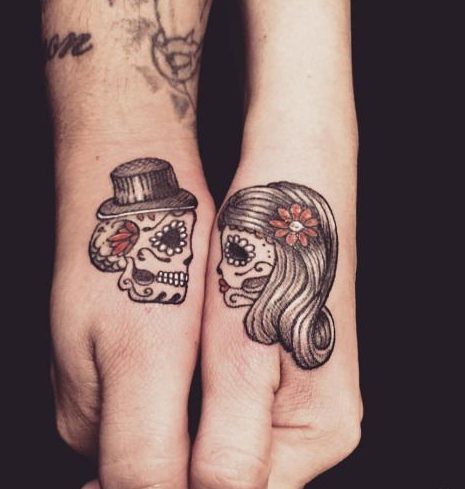 Matching Date Couple Tattoos - Couple Simple Tattoos - Simple Tattoos -  MomCanvas