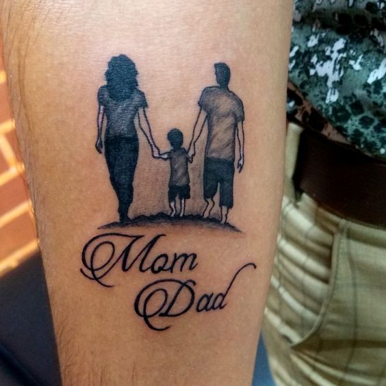Mom Dad Tattoo on Wrist - Mom Dad Simple Tattoos - Simple Tattoos -  MomCanvas
