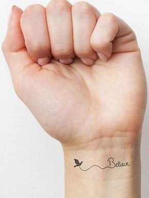 Meaningful Wrist Tattoo - Wrist Simple Tattoos - Simple Tattoos - MomCanvas