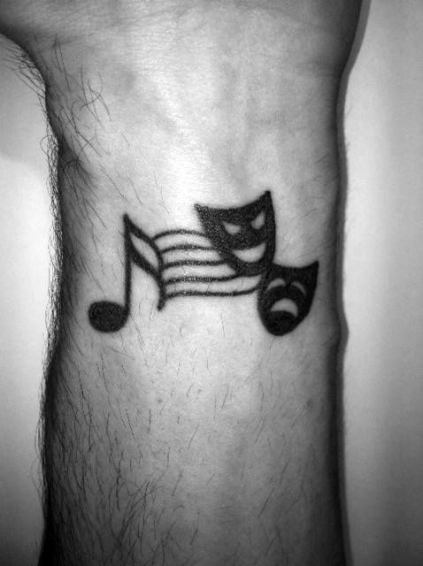 Musical Wrist Tattoo - Wrist Simple Tattoos - Simple Tattoos - MomCanvas