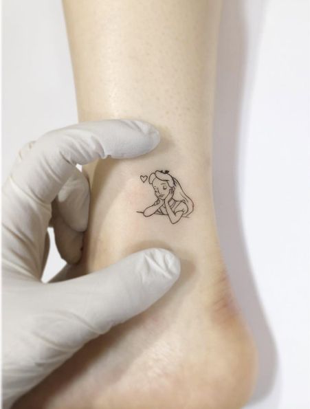 How to Choose Beautiful Simple Minimalist  Subtle Tattoos  DesignBump   Snow white tattoos Disney tattoos White tattoo