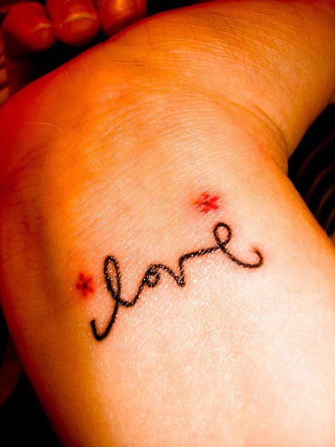 Classy Love Tattoo Design - Love Simple Tattoos - Simple Tattoos - MomCanvas