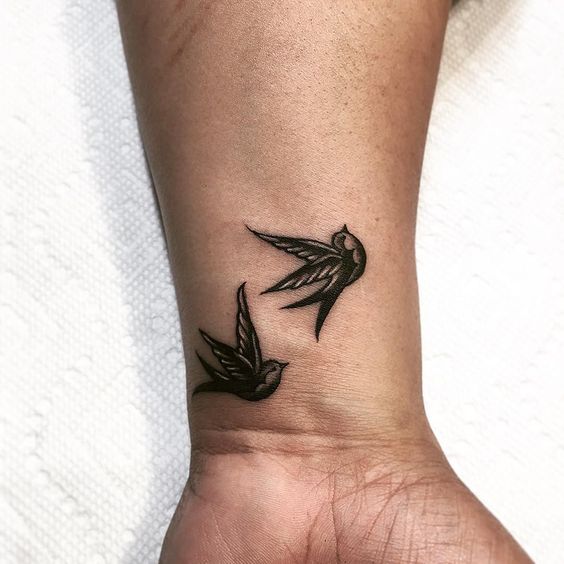 Small Birds Tattoo - Bird Simple Tattoos - Simple Tattoos - MomCanvas