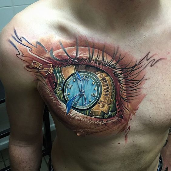 40 Melting Clock Tattoo Designs For Men  Salvador Dali Ink Ideas