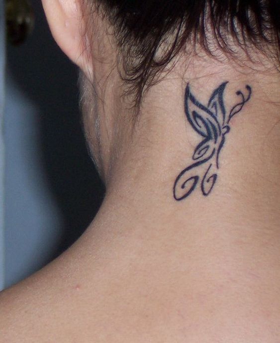 Butterfly on Neck Tattoo Meaning and Butterfly Neck Tattoo Designs  Everything You Need to Know  Impeccable Nest