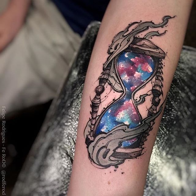 Colorful Galaxy Tattoo  InkStyleMag