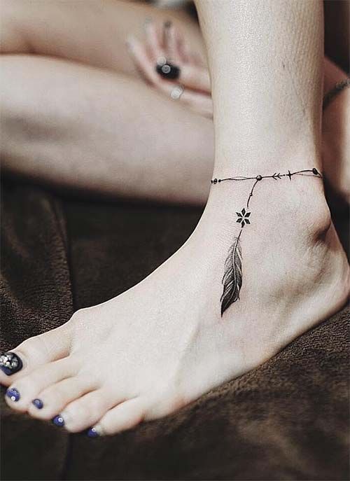 Rich Ankle Simple Tattoos - Ankle Simple Tattoos - Simple Tattoos