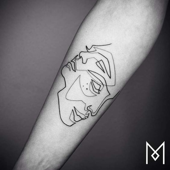 gemini abstract tattoo