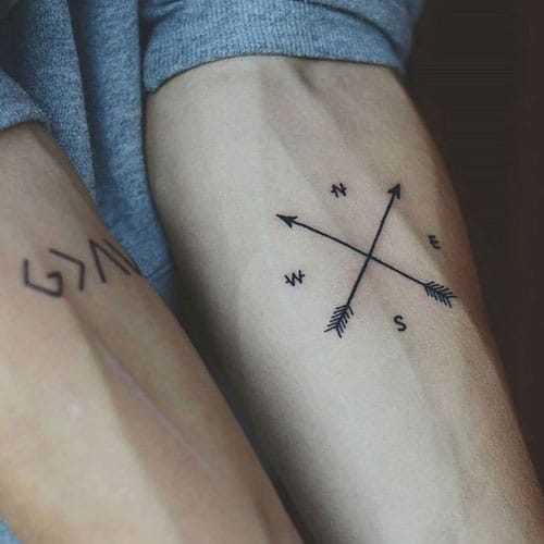 Bewildering Best Small Simple Tattoos on both forearms - Best Small Tattoos - Best Tattoos - MomCanvas