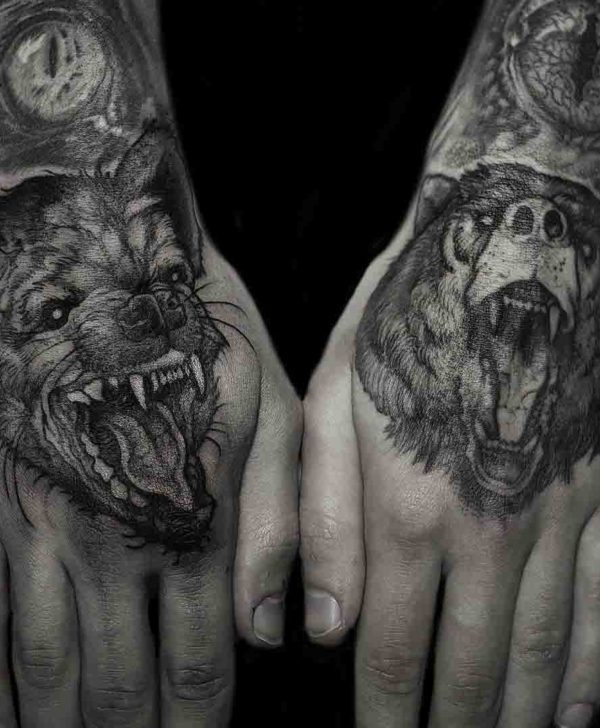 Amazing slight inked Best Animal Tattoos on both forearms and hands - Best Animal  Tattoos - Best Tattoos - MomCanvas