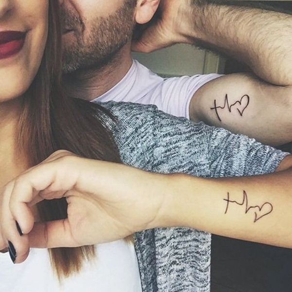 Major Meaningful Best Couple Tattoos for arm and bicep - Best Couple Tattoos  - Best Tattoos - MomCanvas