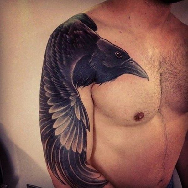 Amazing slight inked Best Bird Tattoos on half right arm - Best Bird Tattoos  - Best Tattoos - MomCanvas