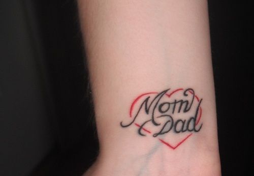 Stunning Best Mom Dad Tattoos for wrist - Best Mom Dad Tattoos - Best  Tattoos - MomCanvas