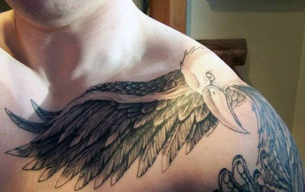 Elbow Best Bird Tattoos on full chest and arms - Best Bird Tattoos - Best  Tattoos - MomCanvas