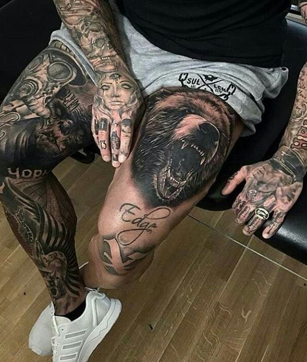 Amazing rib tie Best Animal Tattoos on left arm - Best Animal Tattoos - Best Tattoos - MomCanvas
