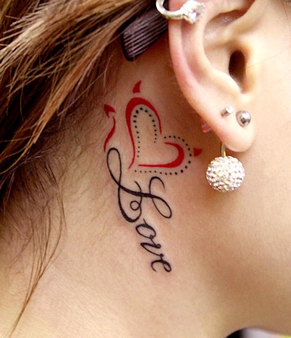 Ear Tattoo Ideas BehindtheEar Tattoos and More Photo Guide  TatRing