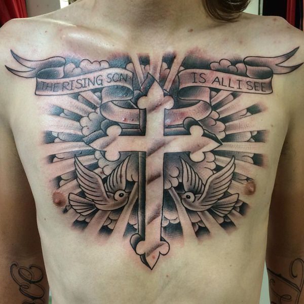 Cross Tattoos For Men On Chest Cross Tattoos HD wallpaper  Peakpx