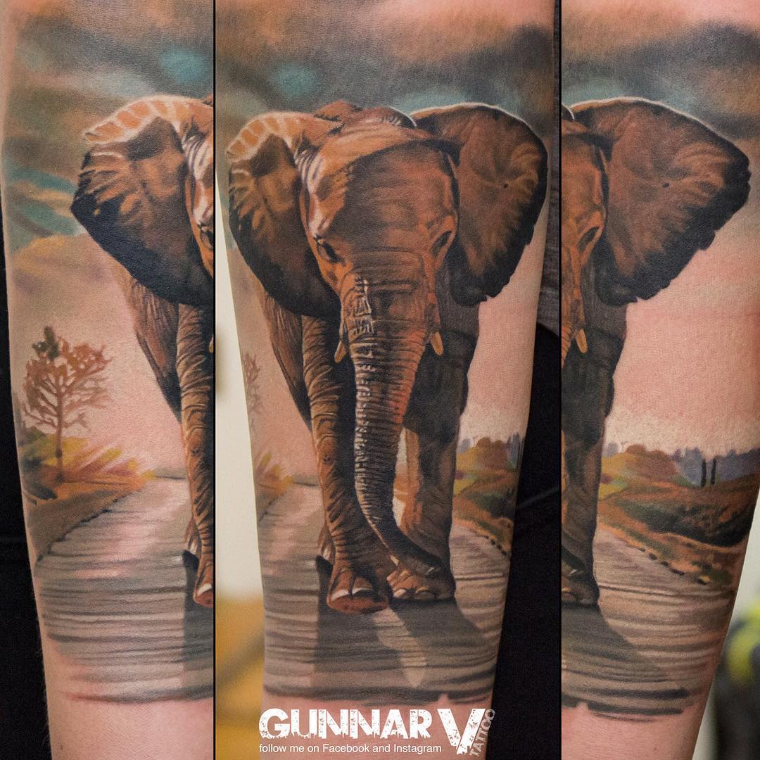 Oversimplified Best Elephant Tattoos Design - Best Elephant Tattoos - Best  Tattoos - MomCanvas