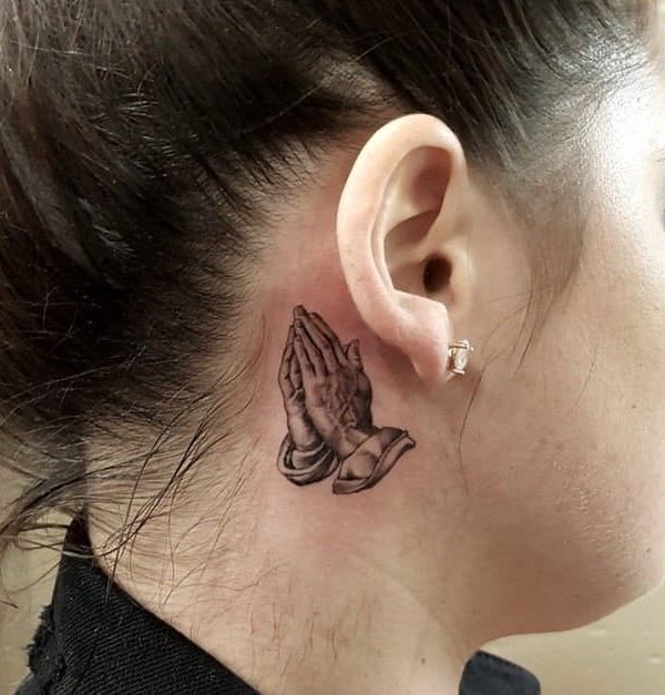 Customary Behind the Ear Tattoo - Best Behind The Ear Tattoos - Best Tattoos - MomCanvas