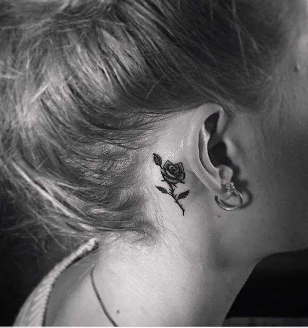 Tattoo Behind the Ear - Best Behind The Ear Tattoos - Best Tattoos ...
