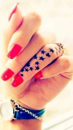 star moon sun finger tattooTikTok Search