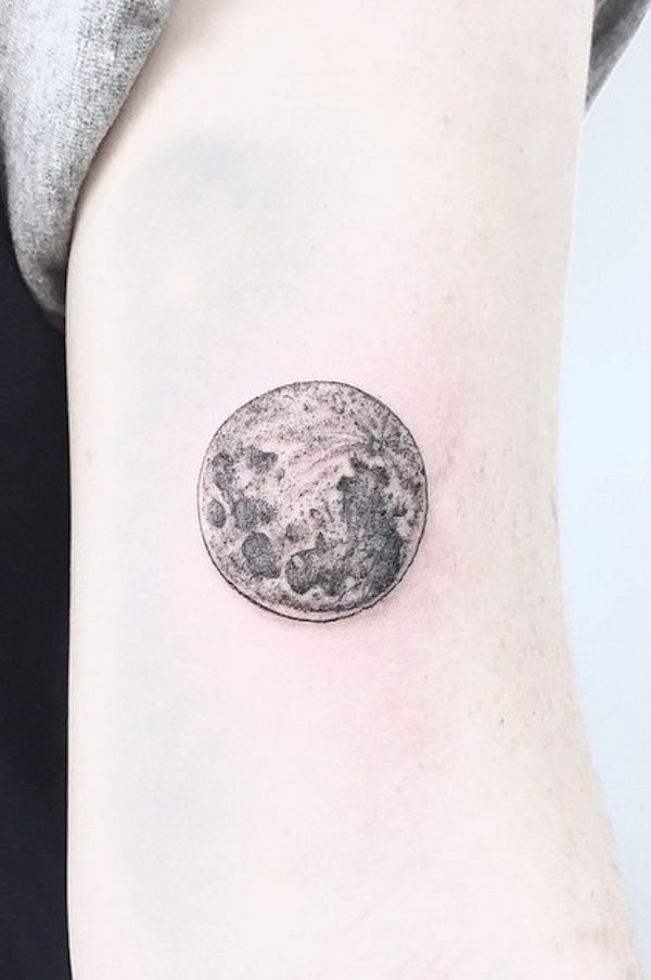 Japanese Moon Tattoo Idea  BlackInk