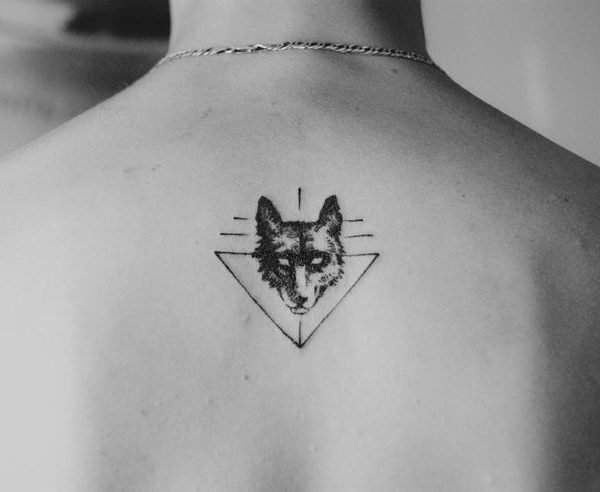 Wolf Minimalist Tattoo - Best Minimalist Tattoos - Best Tattoos - MomCanvas