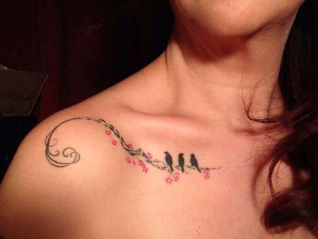19 Best Best Collarbone Tattoos For Girls Pictures - MomCanvas