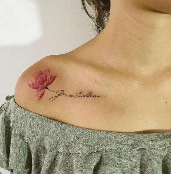 Collarbone Tattoo Design For Girls - Best Collarbone Tattoos For Girls -  Best Tattoos - MomCanvas