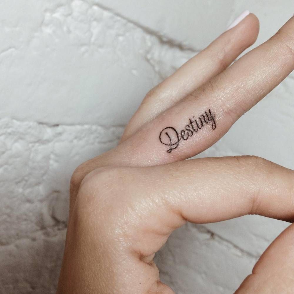 30 Unique Finger Tattoo Ideas with Deep Meanings - Laugh Lore