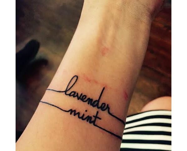 Top 12 Best Name Tattoos Designs on the wrist