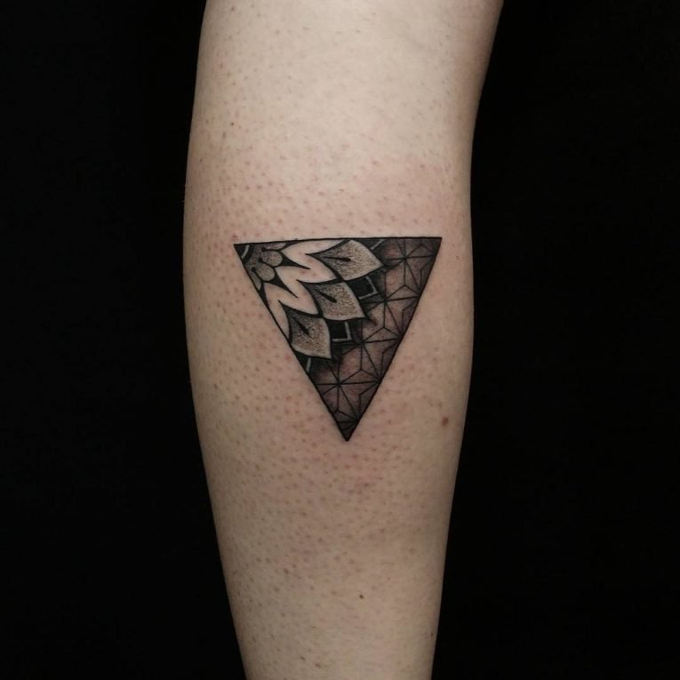 Puzzling Triangle Tattoo For Girls - Best Triangle Tattoos For Girls - Best  Tattoos - MomCanvas