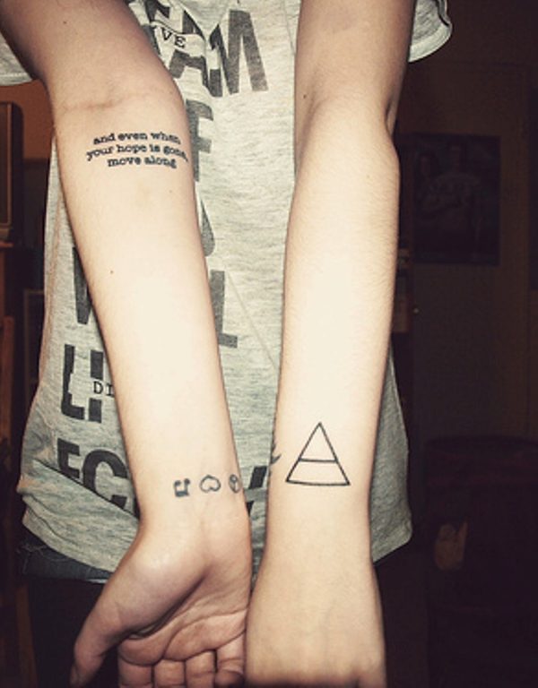Surprising Triangle Tattoo on Arm For Girls - Best Triangle Tattoos For  Girls - Best Tattoos - MomCanvas