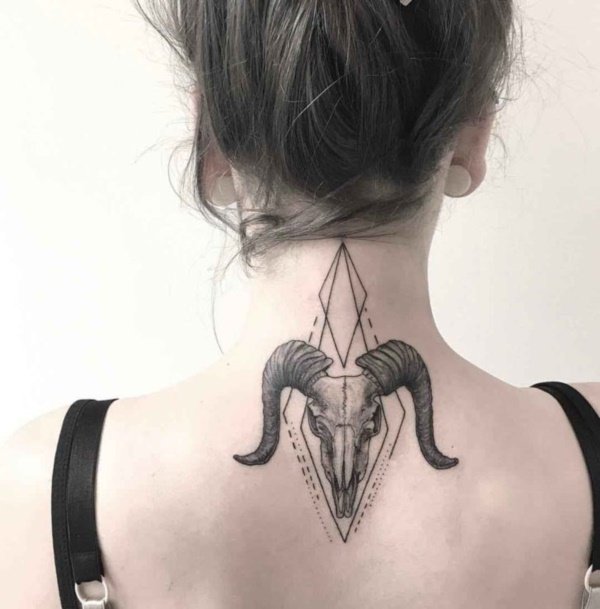 Clear Neck Meaningful Tattoo - Best Neck Tattoos - Best Tattoos - MomCanvas