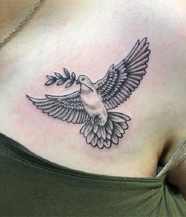Dumbfounding Dove Tattoo on Arm - Best Dove Tattoos - Best Tattoos -  MomCanvas